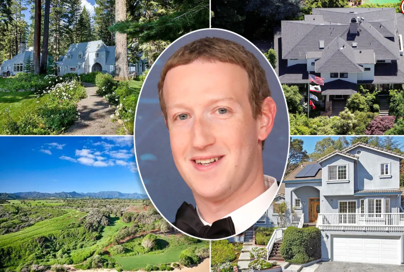 Mark Zuckerberg’s houses, sprawling $320M real estate portfolio